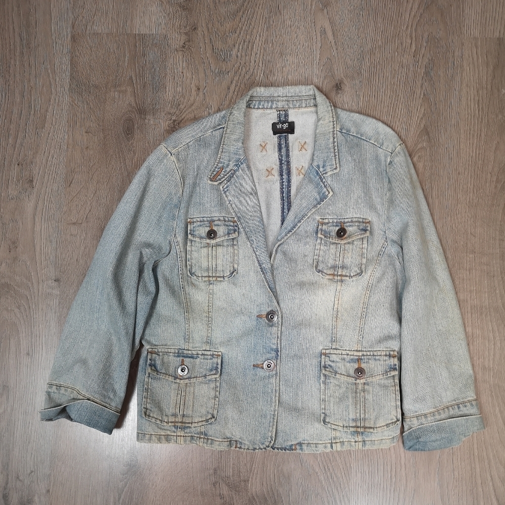 PREVIEW: Spring/Summer neo-vintage light bleached BLUE oversized denim jacket